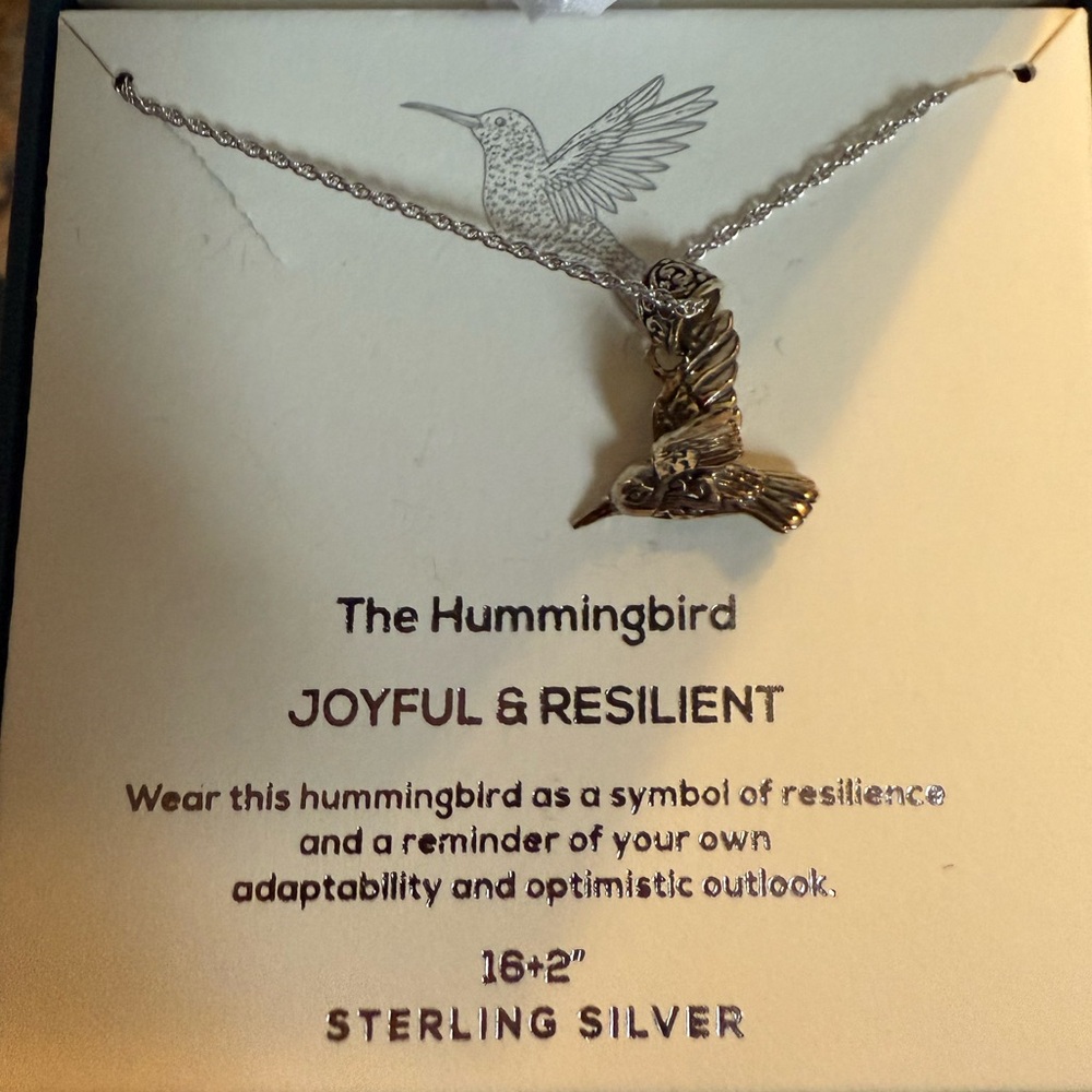 Hummingbird necklace - Picture 2 of 5